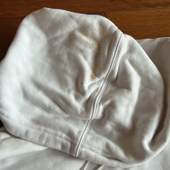 Adidas Women’s Cropped Hour Black White Varsity Stripe ST2925 Marks On Hood XS - Picture 4 of 5